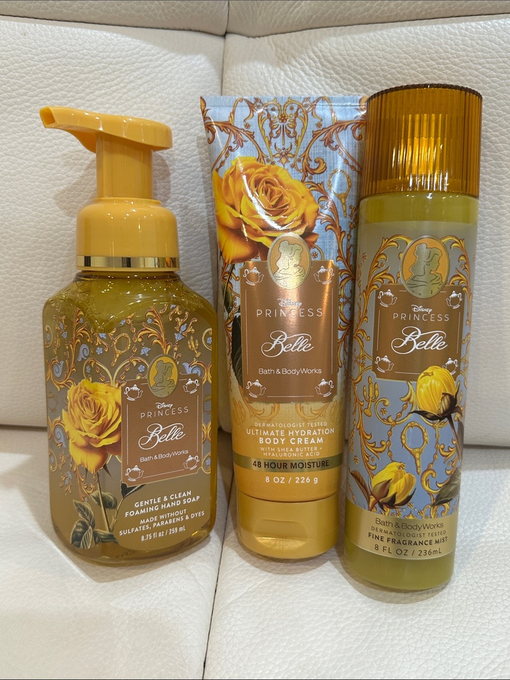 Bath & Body Works Disney Princess Belle 3 Pieces Set